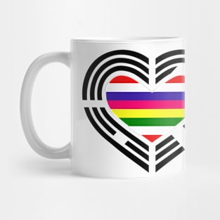 Korean Patriot Flag Series (Heart) Mug